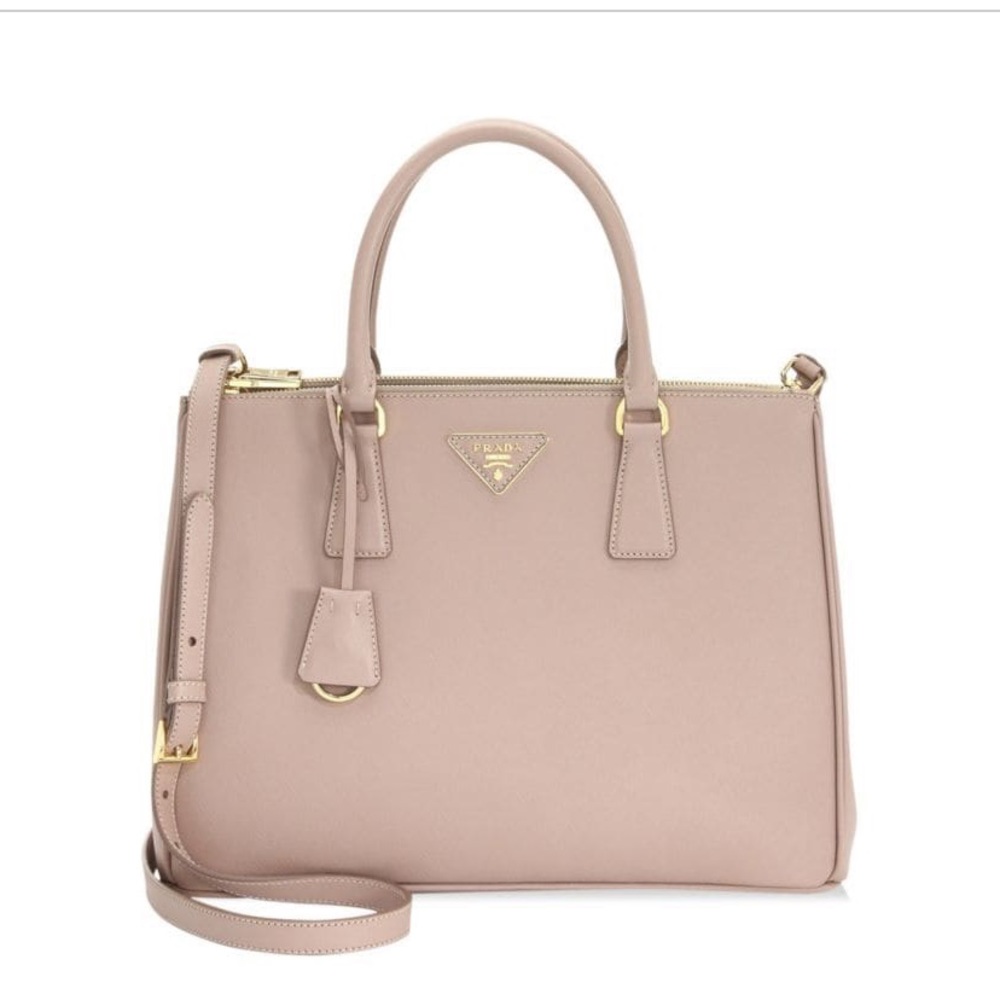 Beige Prada medium galleria tote